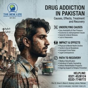 Drug Addiction in Pakistan: Causes, Effects, Treatment and Recovery