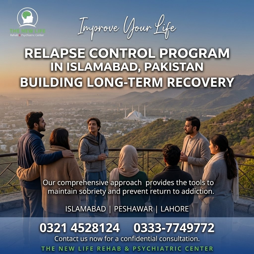 You are currently viewing Relapse Control Program in Islamabad, Pakistan: Building Long-Term Recovery