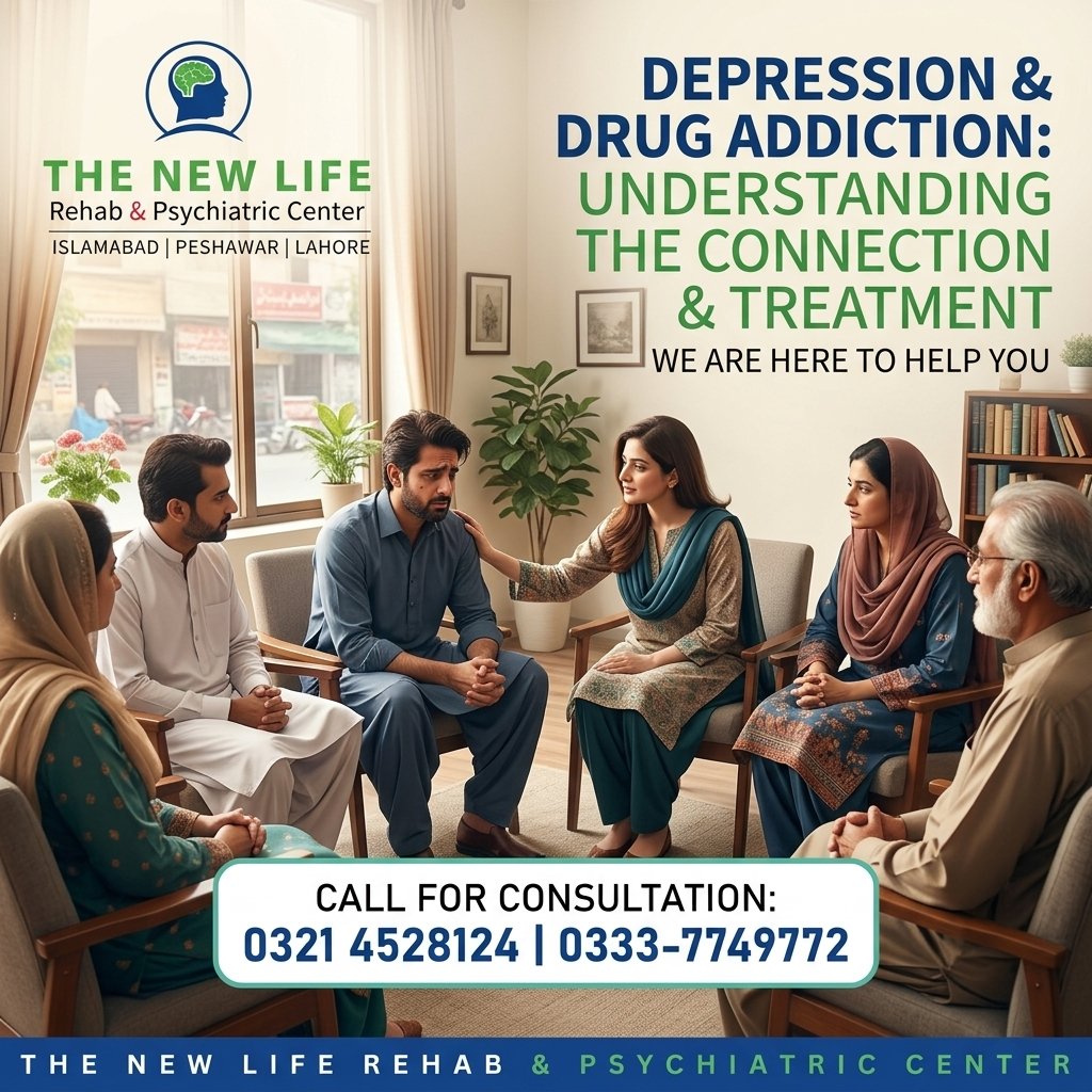 Read more about the article Depression and Drug Addiction: Understanding the Connection and Treatment